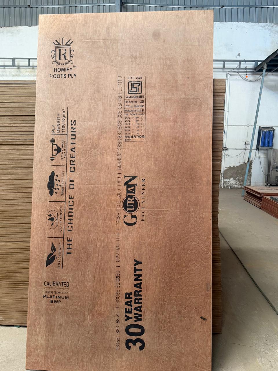 Calibrated Platinum BWP Plywood — Royal Roots